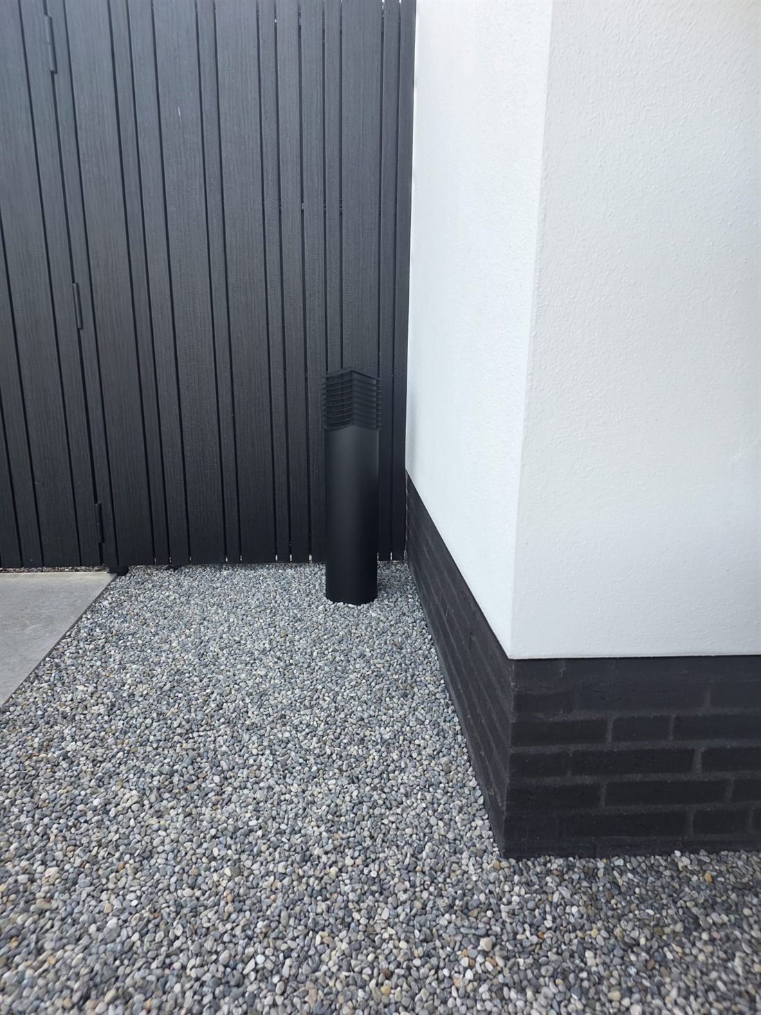 Installatiedetail aan de buitenkant